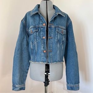 VICTORIA’S SECRET | PINK Oversized Crop Denim Jacket